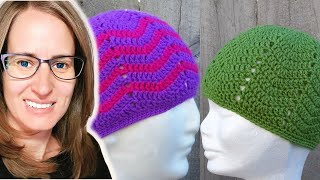 Crochet Waves Hat Tutorial #crochetwithclare #crochethatpattern #freecrochethat