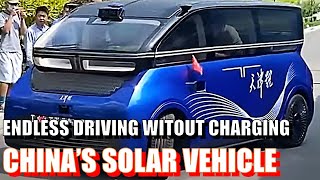 China Unveils Solar-Powered Car for Endless Sun-Powered Driving