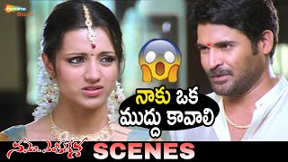Subbaraju Misbehaves With Trisha | Namo Venkatesa Telugu Full Movie | Venkatesh | Brahmanandam | Ali