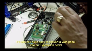 A Pedal split in two: Converting a Wah Wah pedal to an Expression pedal and a Eurorack module