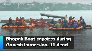 Bhopal: Boat capsizes during Ganesh immersion, 11 dead