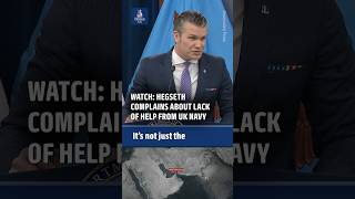 Hegseth Complains About No Help From UK in Strait of Hormuz #news #politics #iranwar #petehegseth