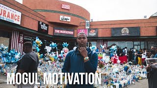 Inside Look @ Nipsey Hussle’s Memorial Site (Conv w/ CowBoy)