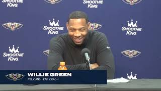 Willie Green Recaps Win | Pelicans-Grizzlies Postgame 2/12/2024