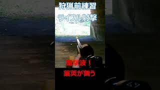 【ライフル射撃】ライフル射撃の衝撃波❗️ マズルフラッシュ #shorts #狩猟 #ライフル射撃