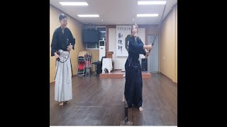 검도 딸 과 진검 베기 이틀차  고려도검 도검 사용 Daughter and Iaido, Tameshigiri  Bamboo katana Cutting Day 2 Report
