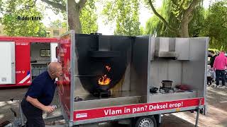 De vlam in de pan tijdens de Brandweerdag!