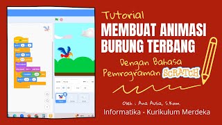 Tutorial Membuat Animasi Burung Terbang dengan Scratch - Scratch Game Animation