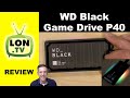 WD Black P40 Game Drive Full Review - It's Got RGB Lighting