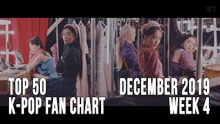 Top 50 K-Pop Songs Chart - December 2019 Week 4 Fan Chart