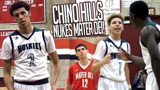 PRIME CHINO HILLS DESTROYS MATER DEI! Lonzo Ball QUADRUPLE DOUBLE?! Worst MD Loss OF ALL TIME!