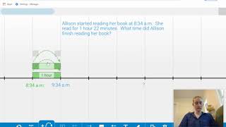 Elapsed Time Word Problems (Missing End Time)