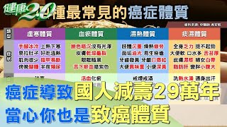 癌症導致國人減壽29萬年 當心你也是致癌體質 健康2.0