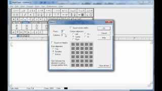 Mathtype - How to make tables in Mathtype