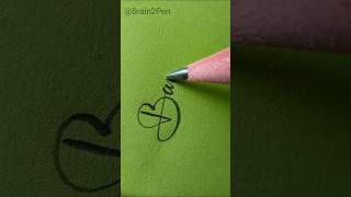 Signature with 'B' - 2 @Brain2Pen #shorts #youtubeshorts #calligraphyhandwriting