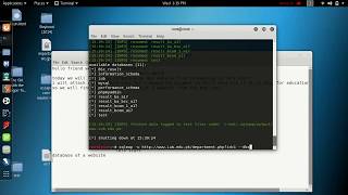 how to do attack on a website from sqlmap tool in kali linux