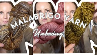 UNBOX some BEAUTIFUL Malabrigo Yarn with Me!