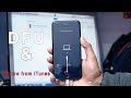 How to Reset iphone 7 plus & restore from itunes | New IOS | DFU Mode