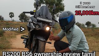 3 years ownership review bs6 rs200 | modified rs200 | ownership review | tamil