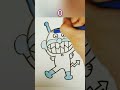 バイキントリオの、のんきなのはだれ？アンパンマン公式キャラ描いてみた u0026ぬりえクイズanpanman draw picture quiz