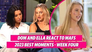 Dom and Ella react to MAFS 2023 best moments | Yahoo Australia