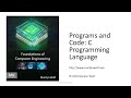 Programs and Code: C Programming Language