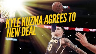 Kyle Kuzma Signs New Deal With Lakers