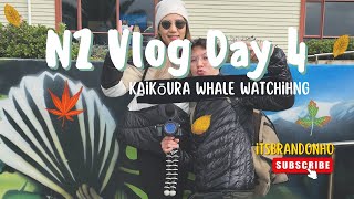 NEW ZEALAND VLOG DAY #4 l Kaikoura Whale Watching 🐋
