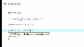 YouTube C Programming Tutorial 3 Comments and Math Functions