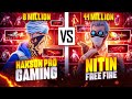 Nitin free fire vs Hakson Pro Gaming 😦Biggest Gun Collection verses in free fire | Hakson Official |