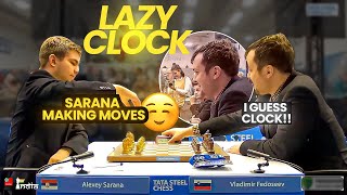 When the Clock does not want to start - Sarana v Fedoseev | 87th Tata Steel Masters