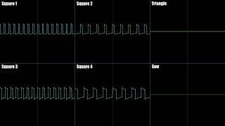 Mega Man Remade (Rushjet1) - Stage Start - Oscilloscope deconstruction