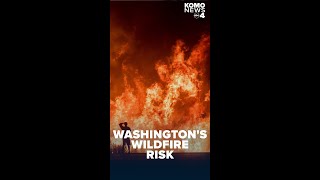 Washington ranked 10th in 2023 with most homes at risk from wildfires