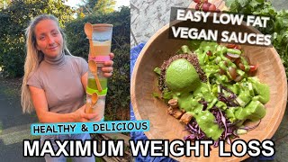 3 LOW FAT VEGAN SAUCES FOR WEIGHT LOSS (Oil & Gluten Free)