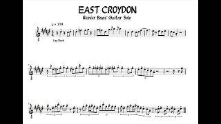 EAST CROYDON (Reinier Baas Guitar Solo)