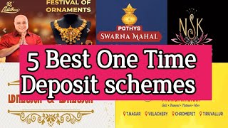 Best 5 jewellery shops one time deposit scheme🥰 #gold #savings #tipsandtricks #grt #lalithajewellery