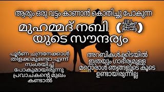 മുഹമ്മദ് നബി (ﷺ)യുടെ സൗന്ദര്യ രൂപം