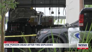 1 dead after tire at Firestone explodes