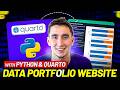 How to Build a Data Science Portfolio Website with Python & Quarto!