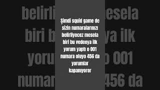 Siz kaç numarasınız(iki kez yazmak yok ve ya başka bir hesabından) #keşfet #squidgame #sessiz