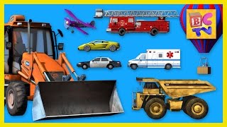 Learning Vehicles Names and Sounds for Kids | Cars, Trucks, and More!