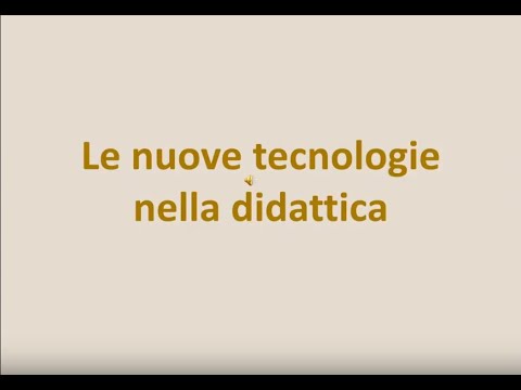 Lezione 6 Nuove Tecnologie Per La Didattica - YouTube