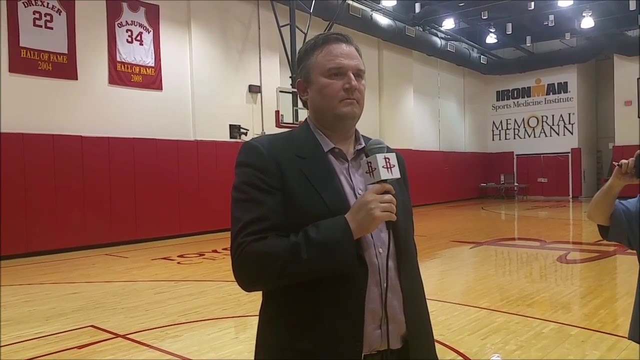 Daryl Morey Houston Rockets 2016 Post-Season Press Conference - YouTube