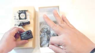 Excelvan Q8 4K Action Camera from Amazon Unboxing and Review