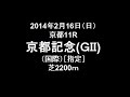 2014年2月16日（日）京都11r　京都記念（gⅡ）　芝2200ｍ レース実況　1番人気　ジェンティルドンナ 2番人気　トーセンラー　6番人気　デスペラード