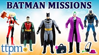 Batman Missions - Batman, Robin, Harley Quinn, Joker, Deluxe Batman & Deluxe Joker | Mattel