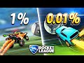 How much better is a Top 0.01% vs Top 1% Rocket League player?