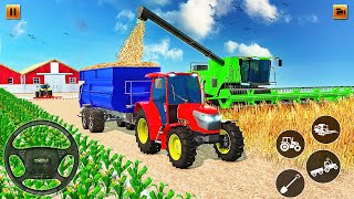 Real Tractor Farming Simulator 2021 - Harvester Tractor Driving - Android Gameplay