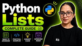 Python Lists Complete Guide 🔥 Basic to Advanced + Practical Examples