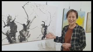 산사로 가는길, 그림 전시회, 들길 이윤희 초대전. 수덕사 선미술관 6.5.2023